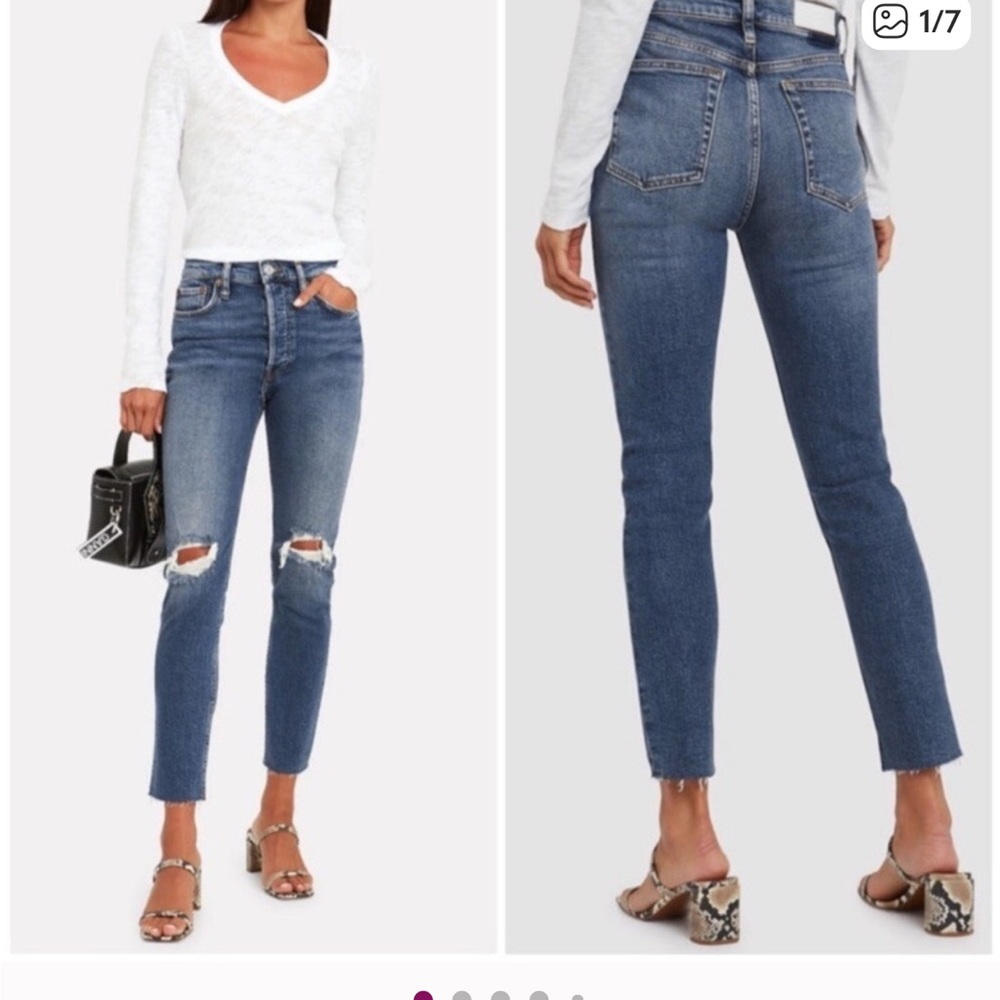 $5 for $25 Re/Done Levi’s 90s High Waist Straight jeans